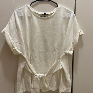 Express tie front shirt